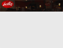 Tablet Screenshot of lucillesmke.com